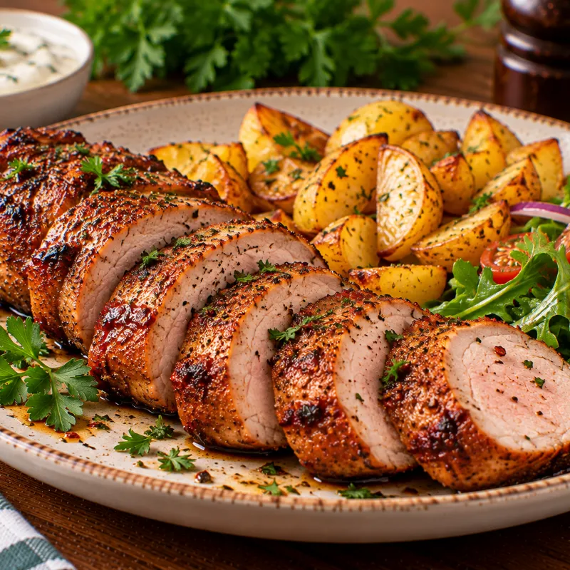Fläskfilé i airfryer
