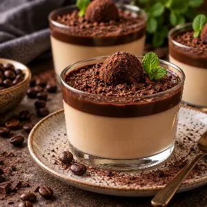 Cappuccinopannacotta med mascarpone